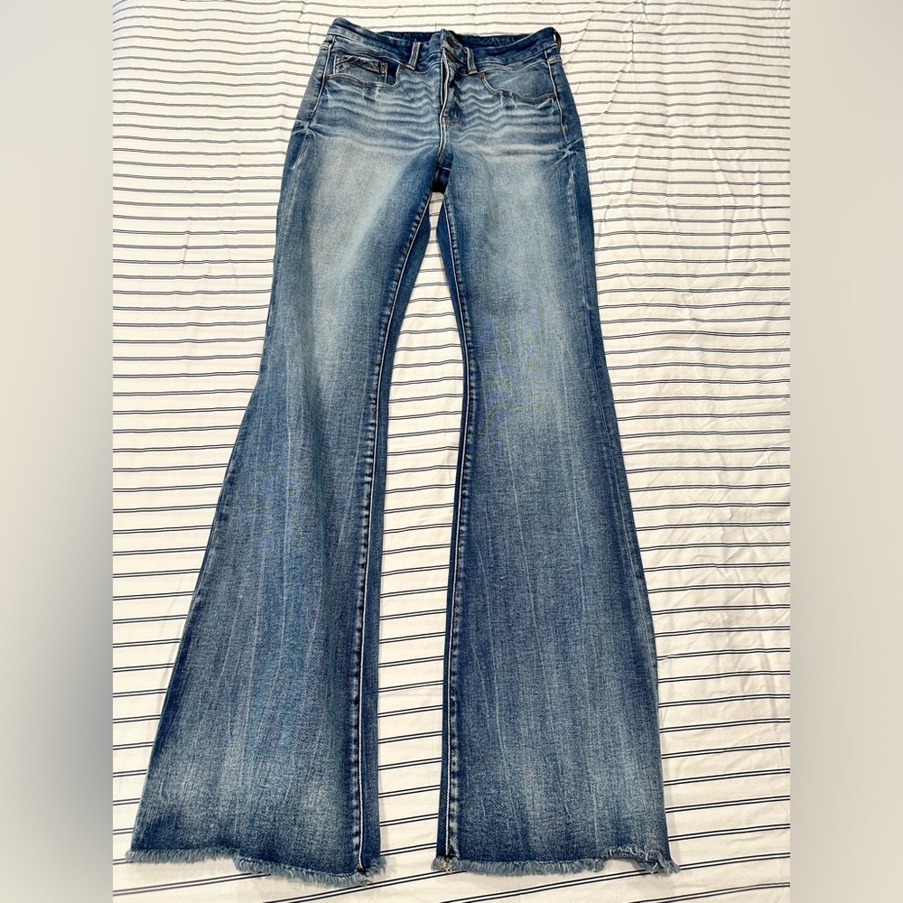 Fit No. 35 Flare Stretch Jean by Buckle Black